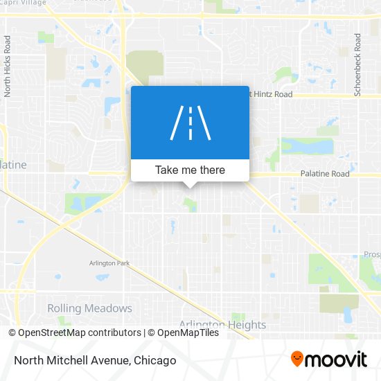 Mapa de North Mitchell Avenue