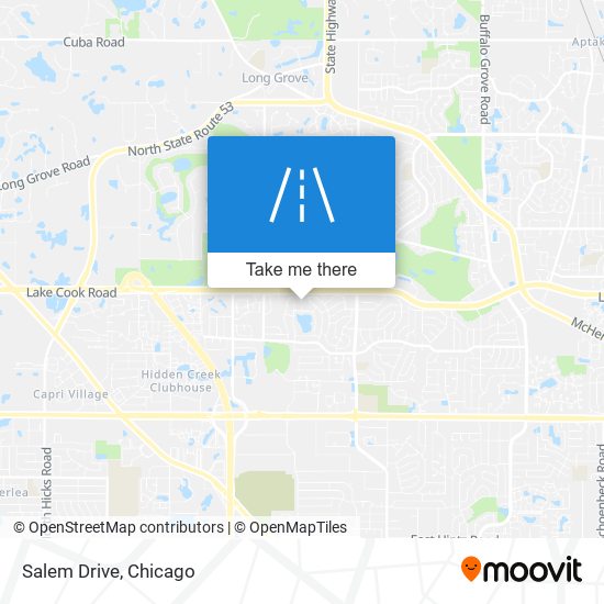 Salem Drive map