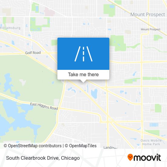 Mapa de South Clearbrook Drive