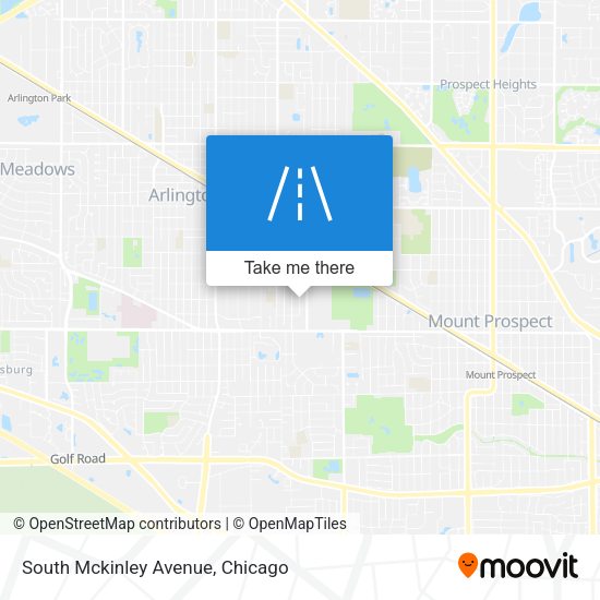 South Mckinley Avenue map