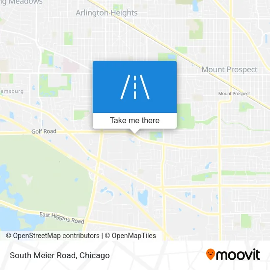 South Meier Road map