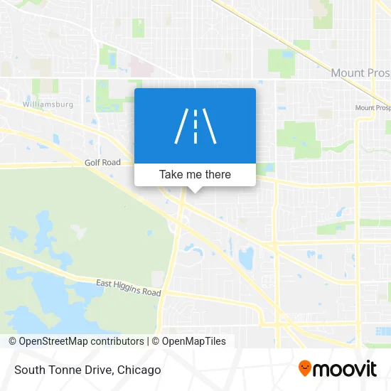 South Tonne Drive map
