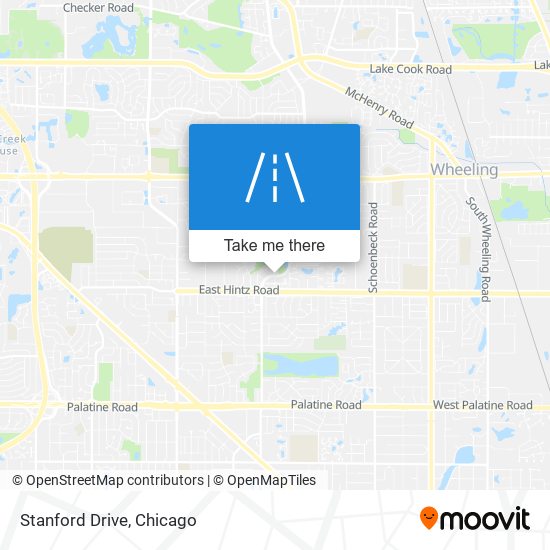 Stanford Drive map