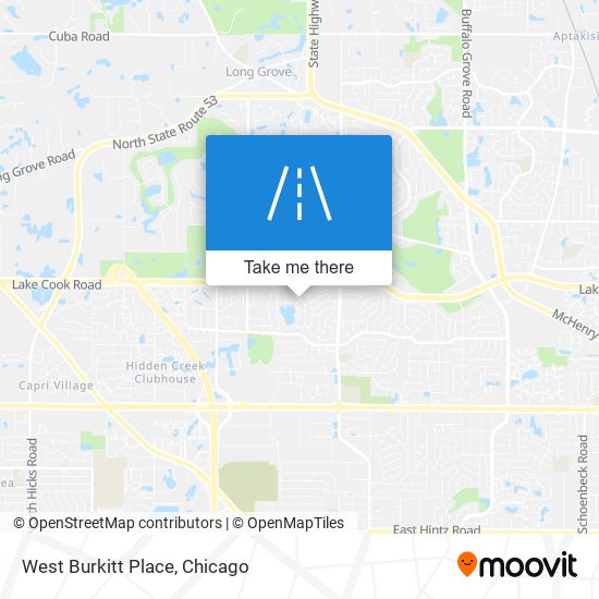 Mapa de West Burkitt Place