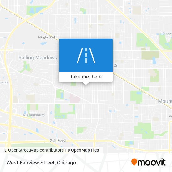 West Fairview Street map