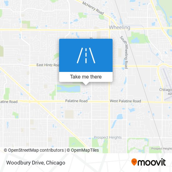 Mapa de Woodbury Drive