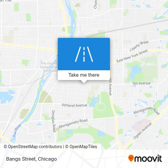 Bangs Street map