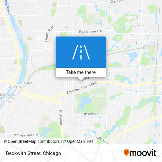 Beckwith Street map