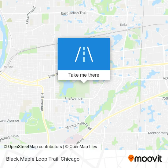 Black Maple Loop Trail map
