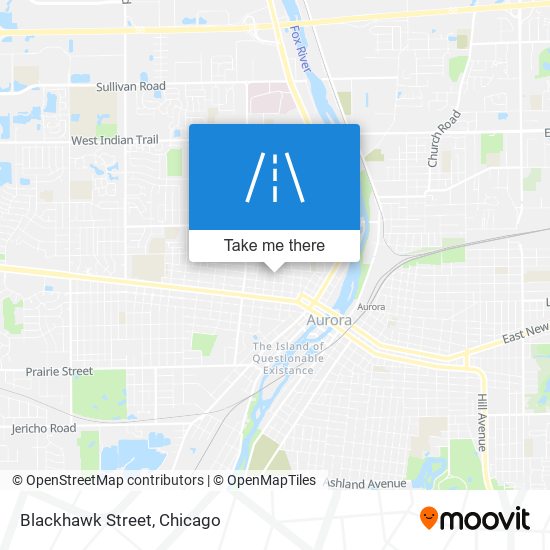 Blackhawk Street map