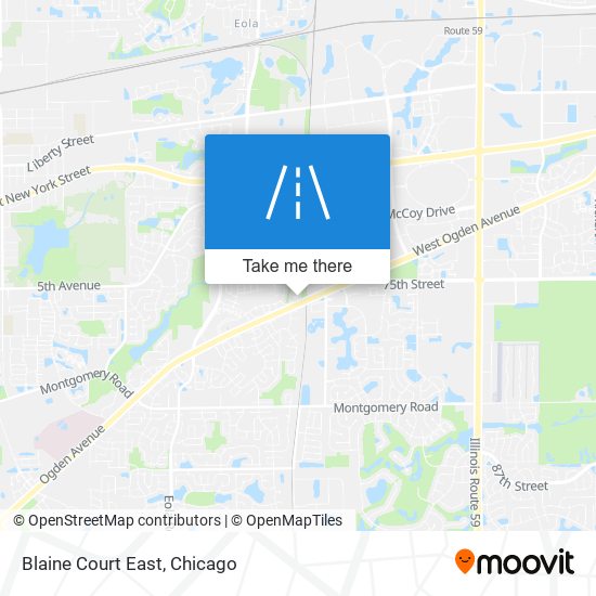 Mapa de Blaine Court East