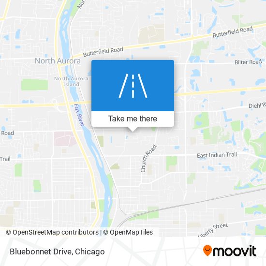 Bluebonnet Drive map