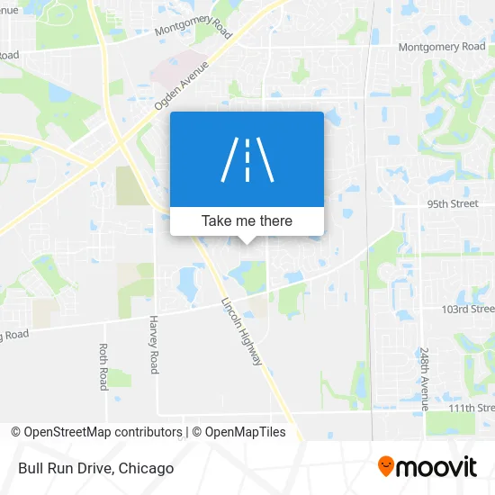 Bull Run Drive map