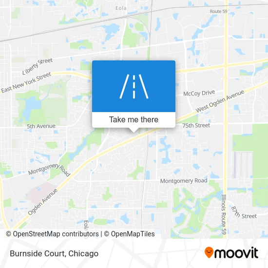 Burnside Court map