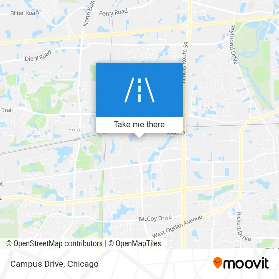 Campus Drive map
