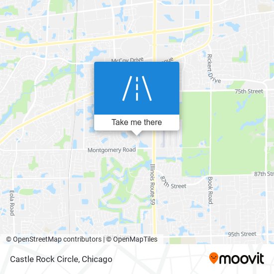 Castle Rock Circle map