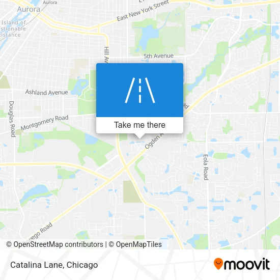 Catalina Lane map