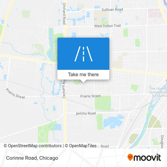 Corinne Road map