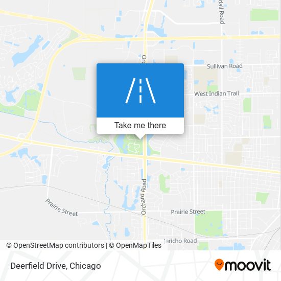 Deerfield Drive map