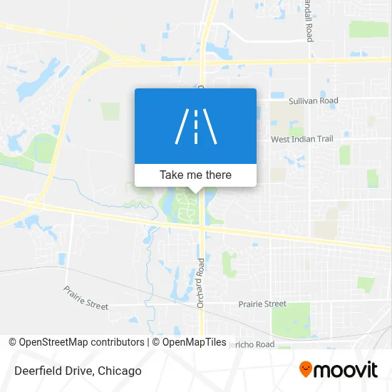 Deerfield Drive map