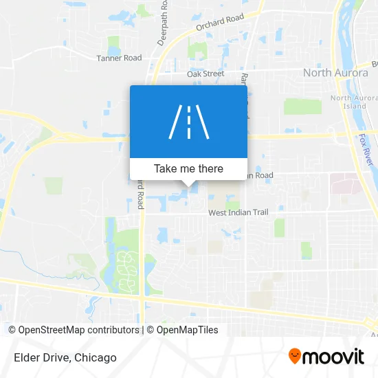 Elder Drive map