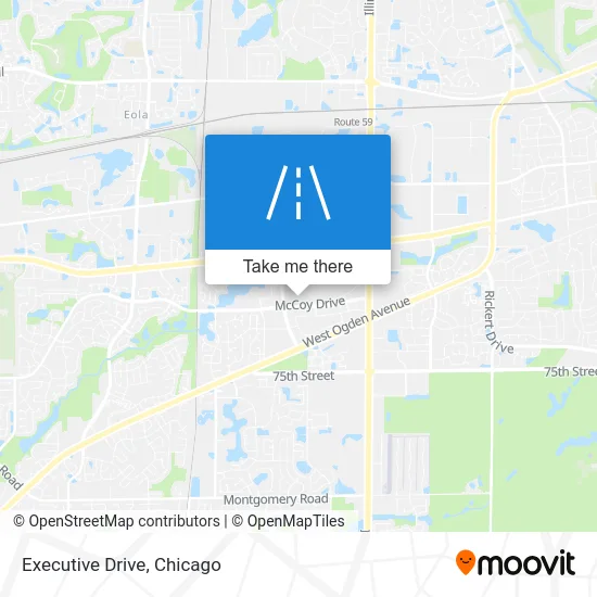 Executive Drive map