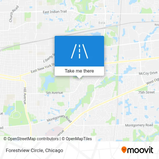 Forestview Circle map