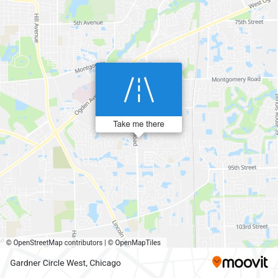Mapa de Gardner Circle West