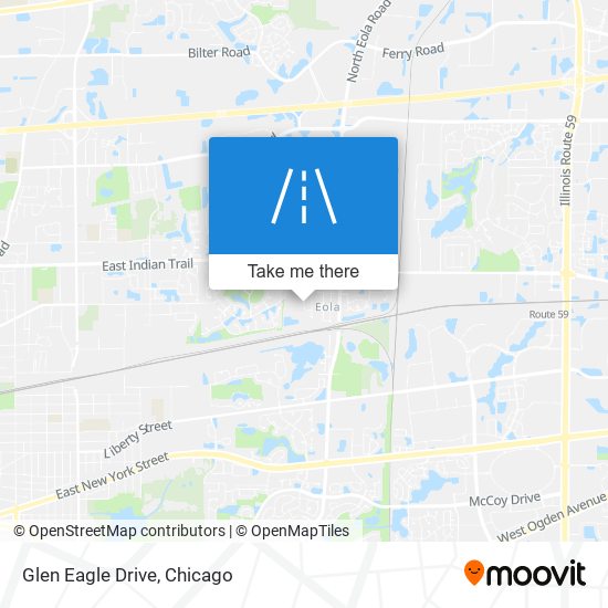 Glen Eagle Drive map