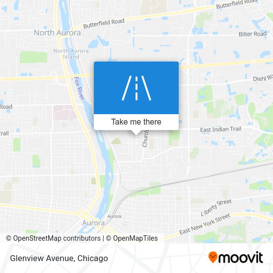 Glenview Avenue map