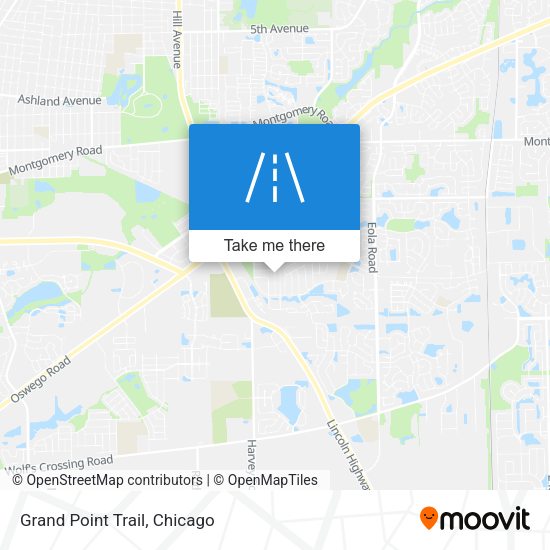 Mapa de Grand Point Trail