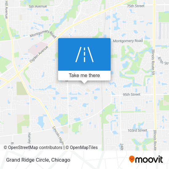 Mapa de Grand Ridge Circle