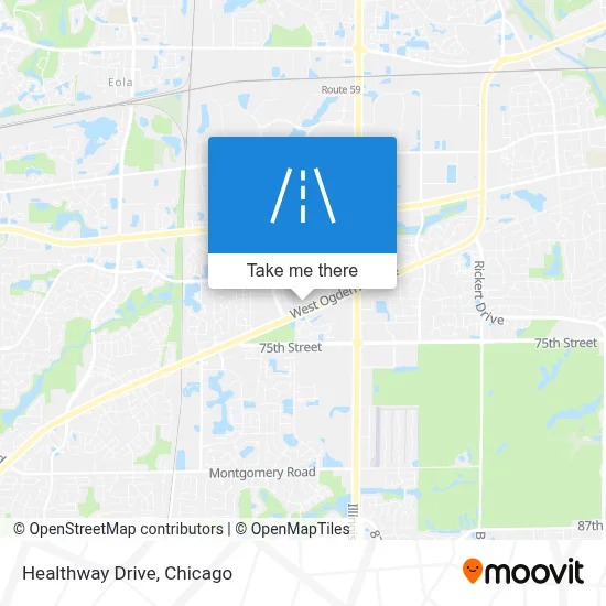 Healthway Drive map