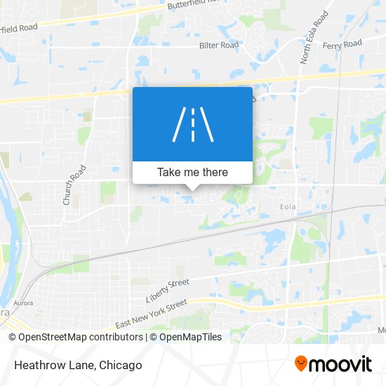 Heathrow Lane map