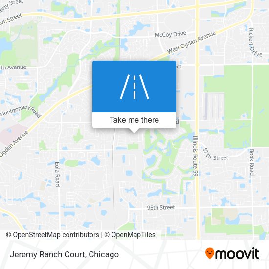 Mapa de Jeremy Ranch Court
