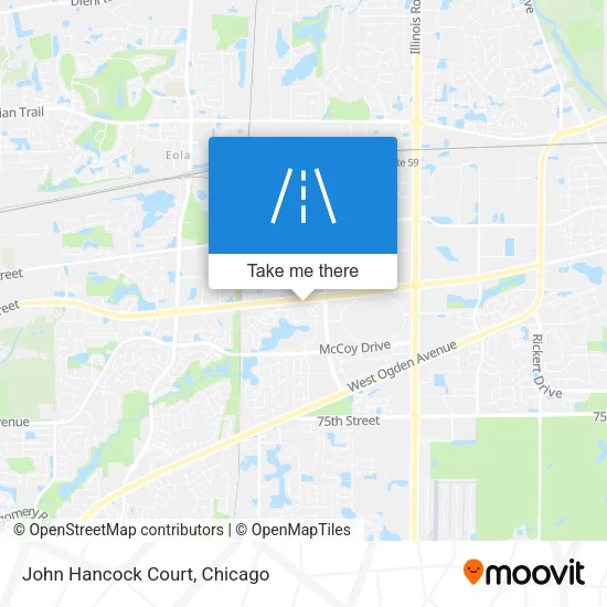 Mapa de John Hancock Court