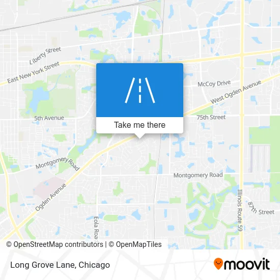 Long Grove Lane map