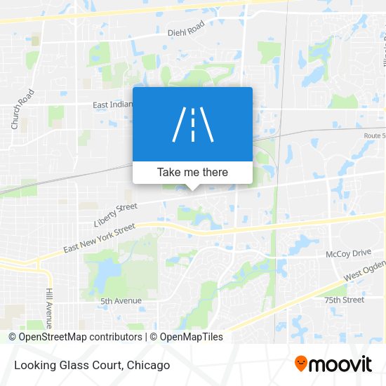 Mapa de Looking Glass Court
