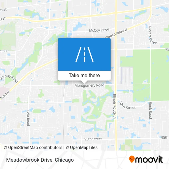 Meadowbrook Drive map