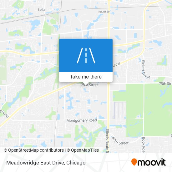 Meadowridge East Drive map