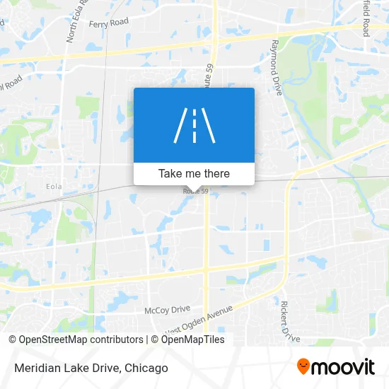 Meridian Lake Drive map