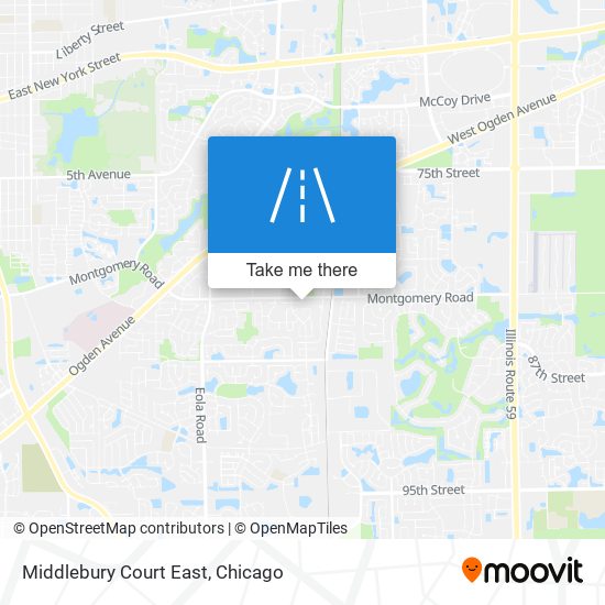 Middlebury Court East map