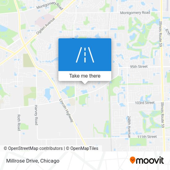 Mapa de Millrose Drive