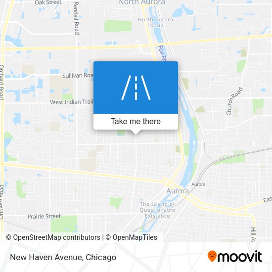 Mapa de New Haven Avenue