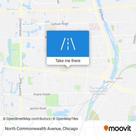 Mapa de North Commonwealth Avenue