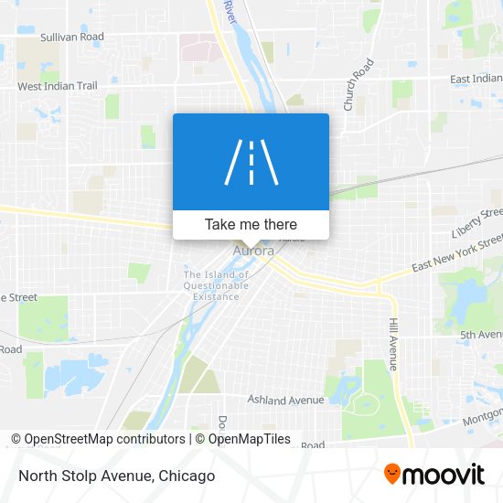 Mapa de North Stolp Avenue