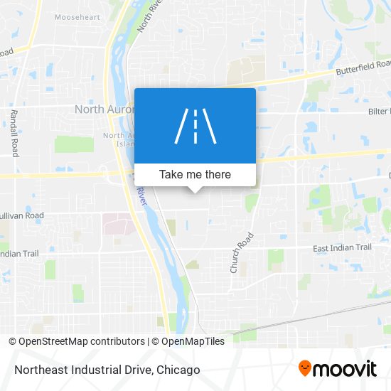 Northeast Industrial Drive map