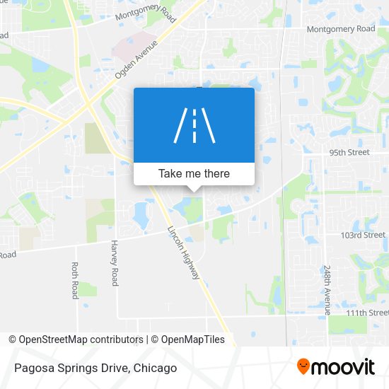 Pagosa Springs Drive map