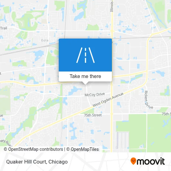 Quaker Hill Court map