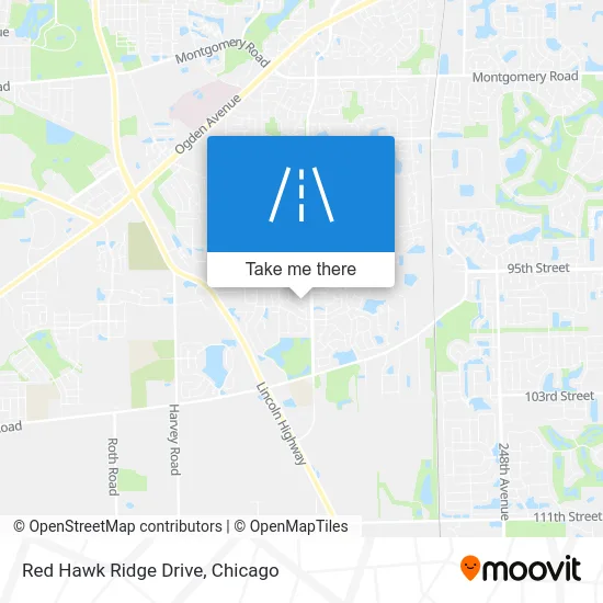 Red Hawk Ridge Drive map